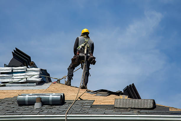 Professional Roof Replacement technician working in Lehi, UT